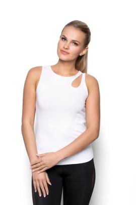 White cotton sporty top Vidmantė