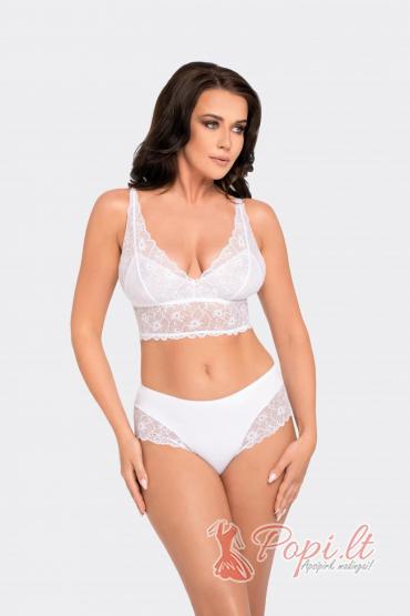 "Berta" Women's White Cotton Panties