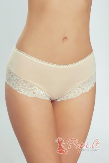 Beige cotton panties with lace, Žadmina