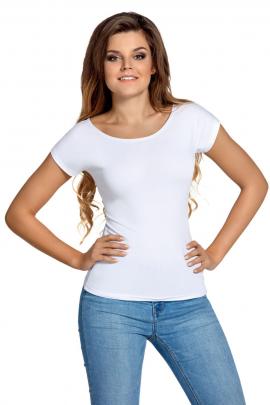 "Auksė" Women’s White Viscose Blouse