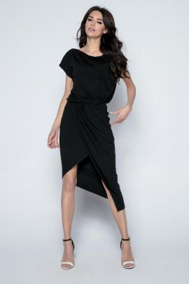 Asimetriška suknelė Eladė (juoda)