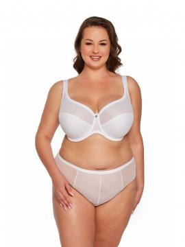 "Luknė" Women's White Bra for Larger Busts