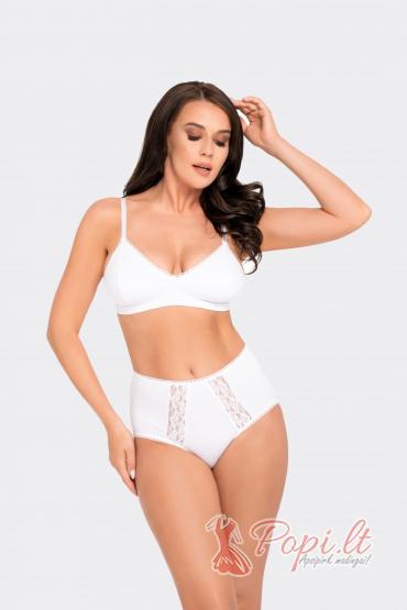 "Deina" Women's White Cotton Panties