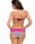 Dryžuotas maudymosi kostiumėlis Moluka (ryškiai rausvas)