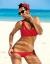 Faux suede bikini “Gvinėja” (red)