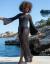 Ažūrinė paplūdimio suknelė Saivita (juoda)