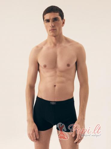 "Saulius" Men's Black Boxer Shorts Set, 3-pack
