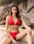 Red Two-Piece Swimsuit Varnelona