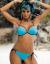 Uroczy bikini Šamberi (niebieski)