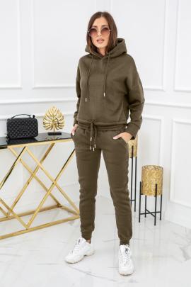 "Anabelė" Women's Khaki Casual Set