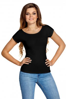 "Laumė" Women's Black Viscose Blouse