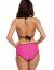 Bikinis paaukštintomis kelnaitėmis Bugala (rožinis)
