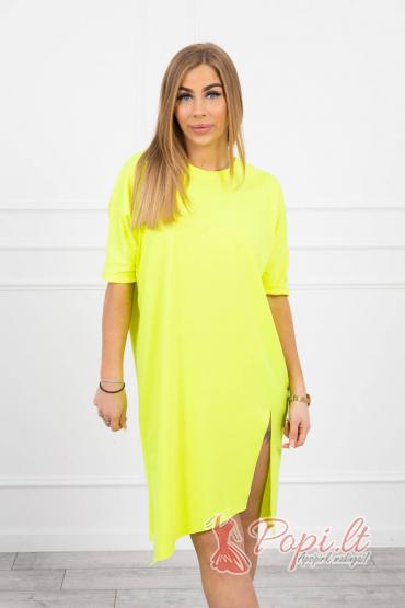 Plati suknelė Streisė (geltona)