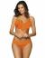 Melada Ruched Swimsuit (Orange)