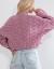 Platus megztinis su sagomis Grima (rožinis)