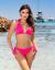Bright pink two-piece swimsuit Žydrūnė