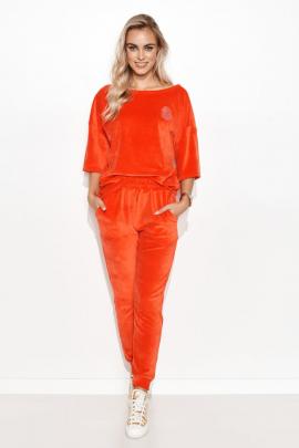 Veliūrinis kostiumėlis Marlena (oranžinis)