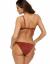 Zomšo imitacijos bikinis Gvinėja (rudas)