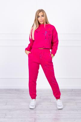 Šiltas sportinis kostiumas Filita (rožinis)