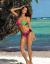 Almera Separate Swimsuit (Pink/Green)