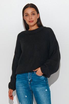 Klasikinis megztinis Gerila (juodas)