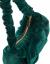 Veliūrinė vakarinė rankinė Romita (žalia)