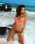 Menorka (Coral) Strappy Swimsuit