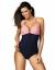 Marbela One-Piece Swimsuit (Pink/Dark Blue)