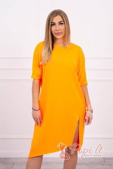 Plati suknelė Streisė (oranžinė)