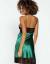 Deila Green Satin Nightgown