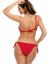 Zomšo imitacijos bikinis Gvinėja (raudonas)