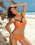 Saona Strapless Swimsuit (Orange)