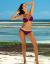 Melija swimsuit with an original design (burgundy)