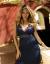 Dark Blue Linda Nightgown
