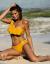 Samua Ruched Swimsuit (Yellow)