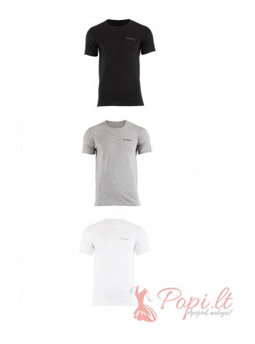 3 vyriški marškinėliai Linas (balti/juodi/pilki)