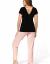 Irija Polka Dot Pajamas (Black/Pink)