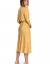 Taškuota midi suknelė Leizė (geltona)
