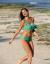 Samuja Ruched Swimsuit (bright green)