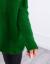 Megztinis su gobtuvu Zinda (ryškiai žalias)