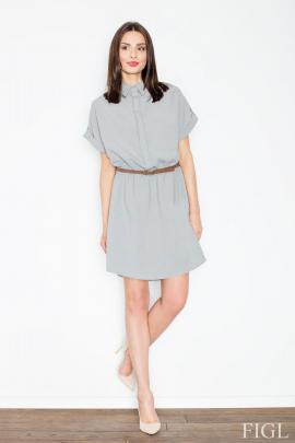 Marškinukų stiliaus suknelė Austėja (pilka)