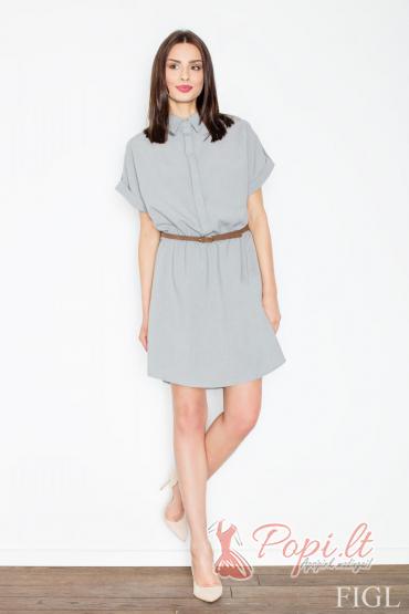 Marškinukų stiliaus suknelė Austėja (pilka)