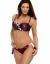Shiny "Kanarija" (eggplant) swimsuit