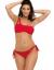 Faux suede bikini “Gvinėja” (red)