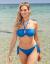Blue Two-Piece Swimsuit Varnelida