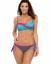 Krāsains bikini „Kalera” (tirkīza/rozā)