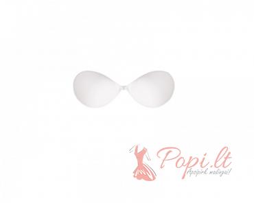 "Milda" Women's White Form-Fitting Bra