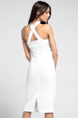 Apnuoginanti pečius suknelė Haidrė (balta) (XS/S)