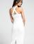 Apnuoginanti pečius suknelė Haidrė (balta) (XS/S)