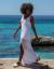 Ažūrinė paplūdimio suknelė Molida (balta)